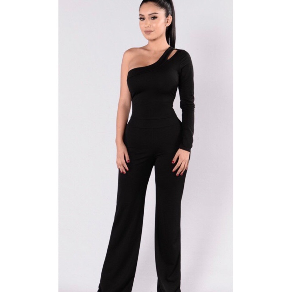 One Shoulder Jumpsuit